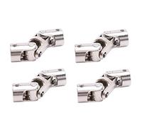 Giwnhvx 4X Rc Double Universal Joint Cardan Joint Gimbal Couplings with Screw,8X8mm