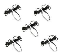 Giwnhvx 5 Pair Electric Bike Brake Lever Bicycle Handle Brakes Cut-Off Brake Levers Cycling Parts for Electric Bike Scooter
