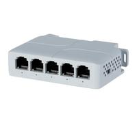 Giwnhvx 5 Port 10/100Mbps POE Extender 1 in 4 Out Network Switch Repeater Support IEEE802.3af/at/bt for PoE Switch NVR IPC 1Pcs
