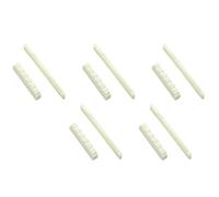 Giwnhvx 5 Set Bone Bridge Saddle and Nut for 6 String Acoustic Guitar