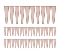 Giwnhvx 50 Piece Single Rose Sleeves Flower Wrapping Bag Bouquet Packaging Bags Floral Wrappers Plastic for Valentine'S Day,Pink