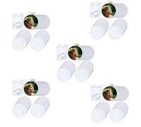 Giwnhvx 500 Pieces Sublimation Air Freshener Blanks DIY Air Freshener Scented Blank Car Pressed Felt for DIY Heat -Round
