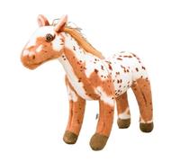 Giwnhvx 50CM Cute Cartoon Simulation Horse Plush Toy Doll Home Decoration Ornaments Children Kawaii Toy,C Easy to Use Height: About 50cm