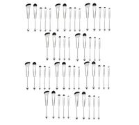 Giwnhvx 50X Beadable Makeup Brushes Silicone Beads DIY Makeup Cosmetic Brushes Beaded Brushes Kit for DIY