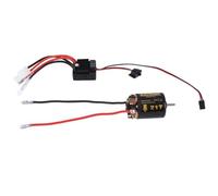 Giwnhvx 540 Brushed Motor 21T with 1060 Brushed ESC 60A 2-3S LiPo Waterproof Electric Speed Controller for RC 1/10 Crawler Car