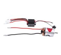 Giwnhvx 540 Brushed Motor 40T & 320A ESC Brushed Motor Speed Controller with 2A BEC for 1/10 RC Off-Road Racing Car Truck Parts Accessories