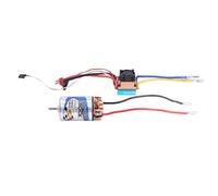 Giwnhvx 550 Brushed Motor 16T & 480A Waterproof Brushed ESC Speed Controller with 5V/3A BEC for 1:10 RC Crawler Axial SCX10 TRX4