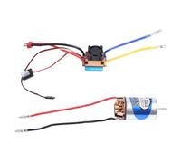 Giwnhvx 550 Brushed Motor 28T & 480A Waterproof Brushed ESC Speed Controller with 5V/3A BEC for 1:10 RC Crawler Axial SCX10 TRX4