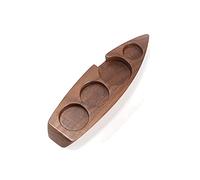 Giwnhvx 58Mm Walnut Wood Coffee Powder Hammer Base Coffee Filter Screen Holder Coffee Maker Support Base Rack Coffee Accessories