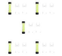 Giwnhvx 5pcs 200mm Water Cooling PC Water Tank Computer Water Cooling Tank with G1/4 Thread for PC Computer (Green)
