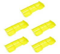 Giwnhvx 5X 1:8 RC Cars RC Plastic Nylon Tail Wing for 1/8 Scale Nitro Electric Powered Off Road BuggyTruck Remote,Yellow