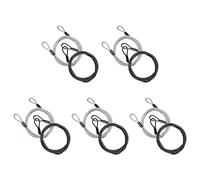 Giwnhvx 5X 100CM/3.3Ft Long Travel Security Cable Lock,Braided Steel Coated Safety Cable Luggage Lock,Safety Cable Wire Rope