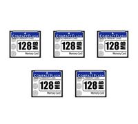 Giwnhvx 5X 128MB Compact Flash Memory Card for Camera, Advertising Machine, Industrial Computer Card