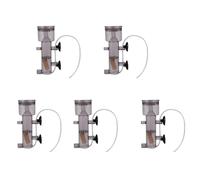 Giwnhvx 5X 600L/H Mini Aquarium Marine Fish Coral Tank Internal Hang on Air Driven Protein Skimmer with Wood Air Stone Tubing