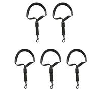 Giwnhvx 5X Adjustable Padded Saxophone Sax Neck Strap with Snap Hook Black and Coffee Saxophone Parts and Accessories