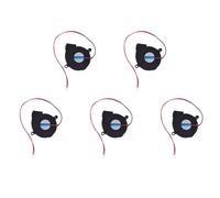 Giwnhvx 5X Black Brushless DC Cooling Blower Fan 5015S 12V 0.14A 50mm X 15mm