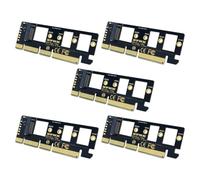 Giwnhvx 5X Expansion Card M.2 NVME SSD to PCIE 3.0 X16/X8/X4 Desktop SSD Adapter Card Support 2230 2242 2260 2280 Size SSD
