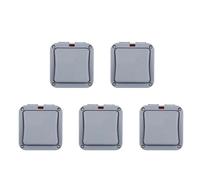 Giwnhvx 5X IP66 Wall Electrical Switch 220V Light Waterproof on Off Security Button with Fixation Night in The Pc Power(A)