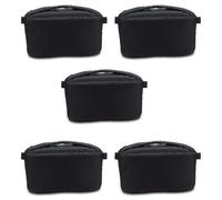 Giwnhvx 5X Universal Insert Partition Padded Camera Bag Shockproof Sleeve Cover for DSLR SLR Camera(Black)
