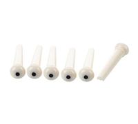 Giwnhvx 6 acoustic guitar bridge pin black dot inlays