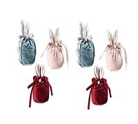 Giwnhvx 6 PCS Easter Cute Bunny Gift Packing Bags Chocolate Candy Bags Wedding Birthday Party Jewelry Organizer