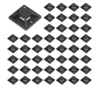 Giwnhvx 600 Pcs Self Adhesive Cable Tie Mount Base Holder 20 x 20 x 6mm