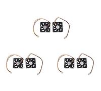 Giwnhvx 60mm 6cm DC 12V 3 Pin Computer Case CPU Cooler Cooling Fan Black 6 Pcs