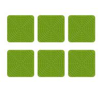 Giwnhvx 6Pack Washable Nesting Pads Chicken Nesting Boxes Chicken Bedding For Chicken Coop, 12 X 12 Inch Green