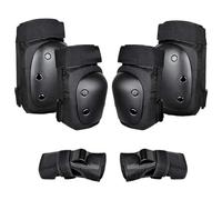 Giwnhvx 6Pcs Adult/Youth Knee Pads Elbow Pads Wrist Guards Protective Gear Set for Multi Sports Skateboarding Skating Cycling S