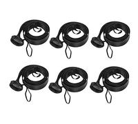 Giwnhvx 6Pcs Fishing Rod Cover 170 cm Braided Mesh Rod Protector Fishing Rod Cover Woven Net Rod Fishing Tool Accessories