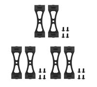 Giwnhvx 6Pcs Metal Bracket for B1 B14 B16 B24 C14 C24 B36 Mn D90 D91 Rc Car Upgrade Metal Diy Parts Kit,Black