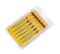 Giwnhvx 6Pcs Steel Watch Screwdrivers & 6Pcs Spare Drill Bits Kits Replacement Accessories for Watchmaker Remove and Adjust Repair Watch Glasses Tools