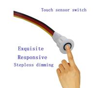 Giwnhvx 6Pcs Touch Dimmer Switch DC3.7V 5V 12V Stepless Dimmer Switch Sensor for LED Light, RV, Cabinet, Wardrobe and Strip