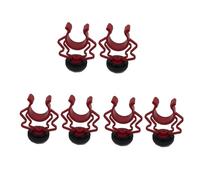 Giwnhvx 6PCS Universal Microphone Wavy Shock Mount Adapter Plastic Microphone Bracket Mount Replacement for By-Mm1