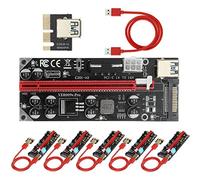 Giwnhvx 6Set PCIE 3.0 1X to 16X Graphics Card Adapter Cable PCI-E 1X to 16X Graphics Card Extension Cable VER009S PRO