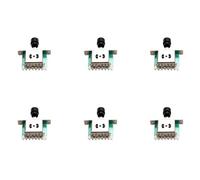 Giwnhvx 6X 3 Way Selector Switches,Guitar Pickup Toggle Lever Switches for Tele Electric Guitar