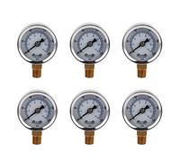 Giwnhvx 6X -40-14 Bar 0-200 Psi 0-14 Bar Pressure Gauge 1/8 Male Npt Pressure Gauge Air Compressor Hydraulic Vacuum Gauge