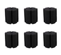Giwnhvx 6X Aquarium Filter Biochemical Sponge Foam Replacement Black