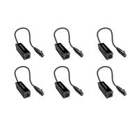 Giwnhvx 6X Audio Cable Isolator XLR Eliminates Noise Ground Loop Audio Isolator Eliminates Noise