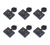 Giwnhvx 6X Car Charger Socket 18W and QC 3.0 USB Quick Charge Socket Quick Charge 3.0 QC 3.0 for Car Boat Marine Rv Mobile