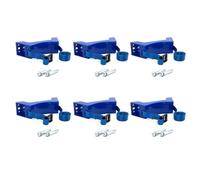 Giwnhvx 6X Cylinder Mounted Bracket Gas Cylinder Bracket ABS Gas Cylinder Holder for Motorhome RV Caravan,Blue