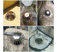 Giwnhvx 6X Drain Outdoor Roof Anti - Blocking Line Cap Round Net Cover Drainage Floor Line Leak Gutter Guard Filter-75