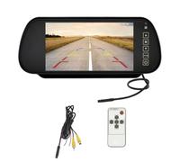 Giwnhvx 7 Inch Car LCD Mirror Monitor Parking Screen Auto Display Assist for Rear View Reversing Camera Replacement Spare Parts Accessories