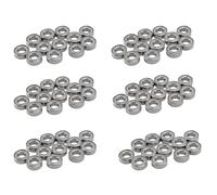 Giwnhvx 72PCS Steel Bearing 3X6X2mm for C14 C24 C34 C44 MN D90 MN-90 MN99S RC Car Spare Parts Upgrade Accessories