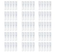 Giwnhvx 75Pcs Clear Acrylic Pencil Case, Reusable Pen Gift Box Empty Plastic Pen Storage Container Pencil Packaging Box Set
