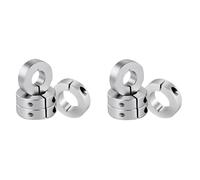 Giwnhvx 8 Pack Split Shaft Collar Bore 20mm, Aluminum Shaft Collar Clamp Style, 40mm OD, 12mm Thickness