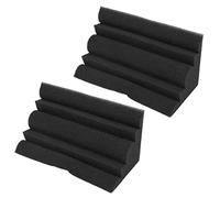 Giwnhvx 8 pcs Corner Trap Acoustic Panel Studio Sound Absorption Foam 12x12x24cm