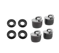 Giwnhvx 8 Pieces Kayak Paddle Drip Rings Kayak Boat Scupper Stoppers Kayak Accessories for Kayak Canoe Oars Replacement