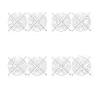 Giwnhvx 8 X Metal Wire Finger Guard Grill for 120 X 120mm Computer Case Fan