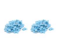 Giwnhvx 80Pcs 90 Degree Insulated Female Push on Wire Terminal Connector